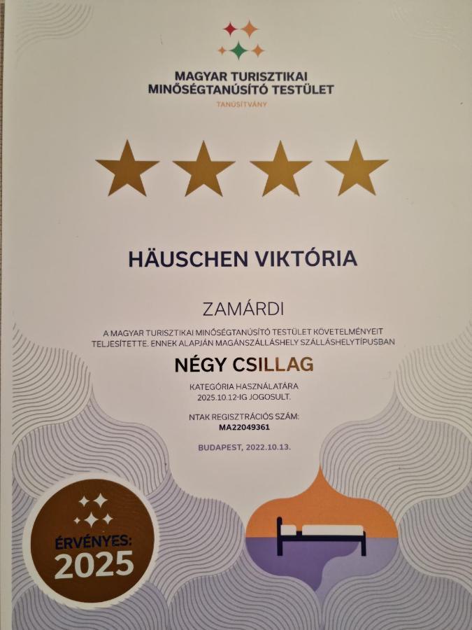Haeuschen Viktoria Villa Zamárdi Eksteriør billede